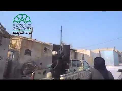 التصدي للطيران الحربي في مدينة الطبقة في محافظة الرقة