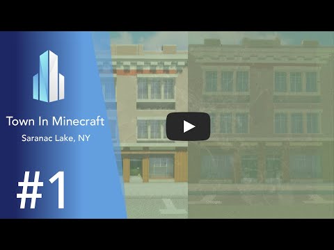 Replicating a real life town into Minecraft | EP 1 - Terrain/Scale/Worldpainter | Saranac Lake, NY
