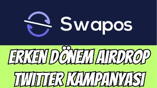 ETHEREUM AĞINDAKİ YENİ DEX PLATFORMU SWAPOS AIRDROP KAMPANYASI