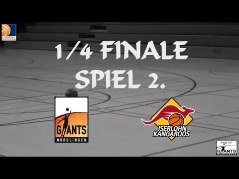 Vorschau - 16.04.2016  1/4 Finale Spiel 2. Giants - Iserlohn Kangaroos