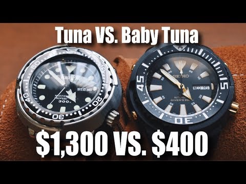 The Seiko Tuna vs. The Seiko Baby Tuna!