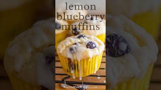 Lemon Blueberry Muffins (using fresh or frozen berries)