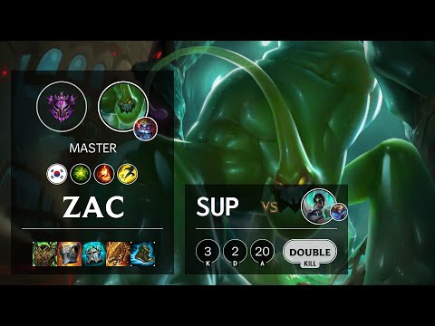 Zac Support vs Karma - KR Master Patch 10.21