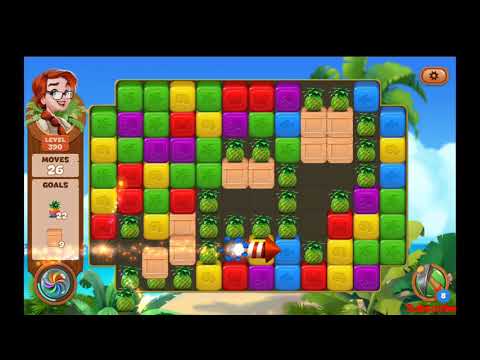 Lost Island Blast Adventure Level 390 NO BOOSTERS - A S GAMING