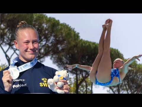 Emma Gullstrand (Sweden) 🥈 1m Springboard || European Championships 2022
