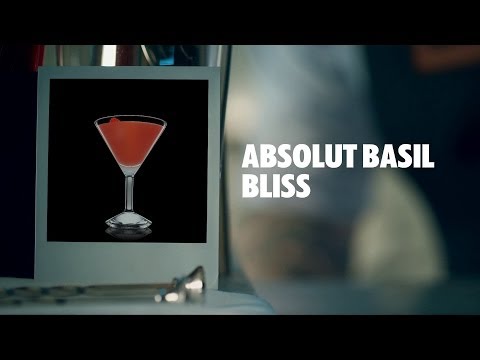 ABSOLUT BASIL BLISS DRINK RECIPE - HOW TO MIX