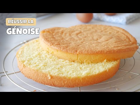 GÉNOISE FACILE & INRATABLE – Ultra Moelleuse pour Fraisier, Roulé et Entremets