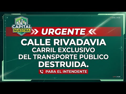URGENTE AVDA RIVADAVIA DECRETO LA EMERGENCIA 