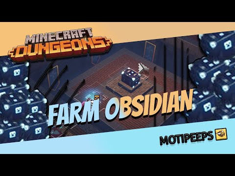 Minecraft Dungeons Obsidian Chest FARM GUIDE