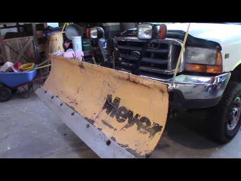Meyer MDII ST 7.5 Snow plow storage solution.