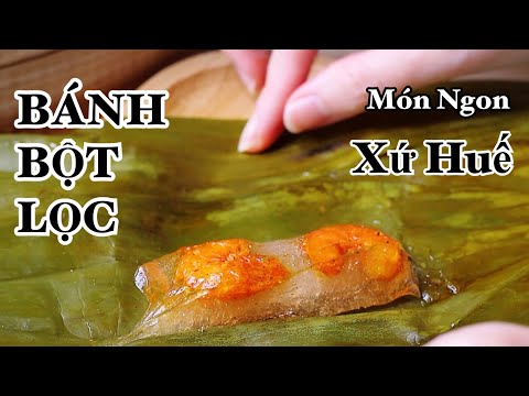 Bánh Bột Lọc Lá - Huế Shrimp Cake