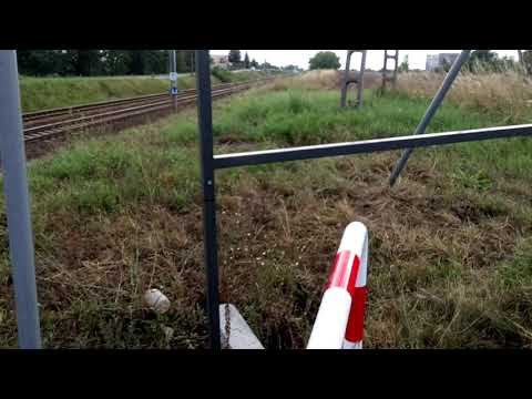 EP09 - 042 z IC PIAST na przejeździe