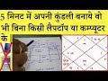 Kundali Kaise Banaye 5 मिनट में अपनी कुंडली बनाये वो
