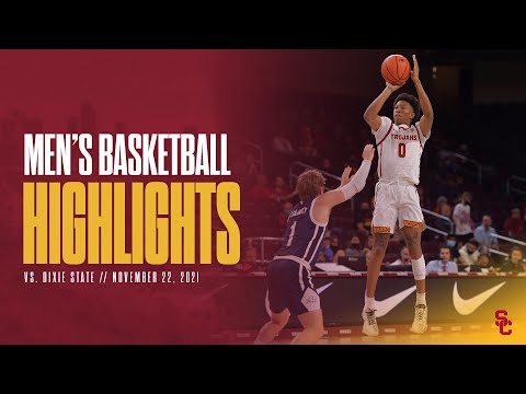 Men’s Basketball: USC 98, Dixie State 71 - Highlights 11/22/21