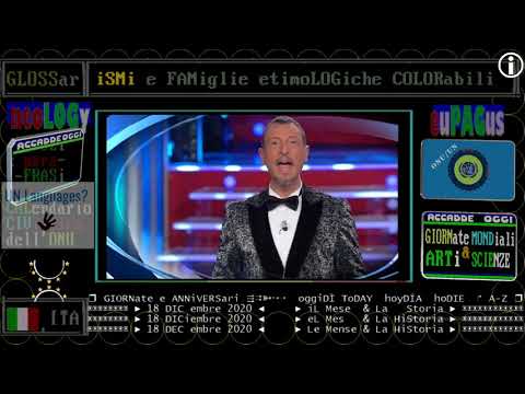 TITOLi TG1 giorno 18 DICembre 2020 venerDì / Giornata Mondiale dei MIGRanti
