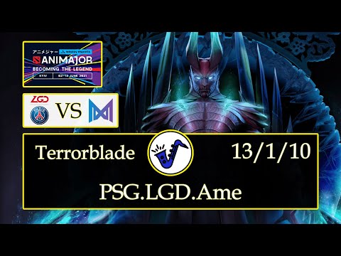 Terrorblade Dota 2 - PSG.LGD.Ame - 13/5/18 - Safe Lane / Pos 1 - PSG LGD VS Team Nigma - AniMajor