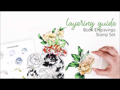 How to Layer These Gorgeous Book Engravings Layering Stamps