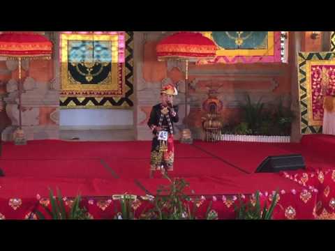 Diki Hyuga " Muda Lara" juara umum putra 2016 puspem badung