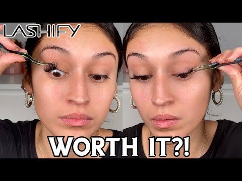 HOW TO USE LASHIFY | APPLICATION TUTORIAL AND REVIEW | DO THEY WORK?!?! | Sandy Carina