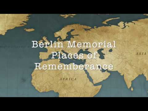 Berlin Holocaust Memorial Project: Places of Remembrance