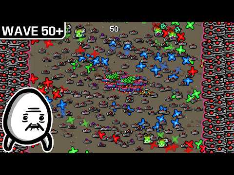 The most INSANE LANDMINE Build with Old | Brotato Abyssal Terrors