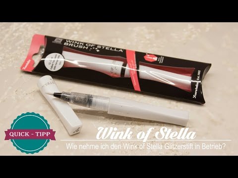 Quick-Tipp #5 - Wink of Stella Glitzerstift in Betrieb nehmen - Stampin' Up!