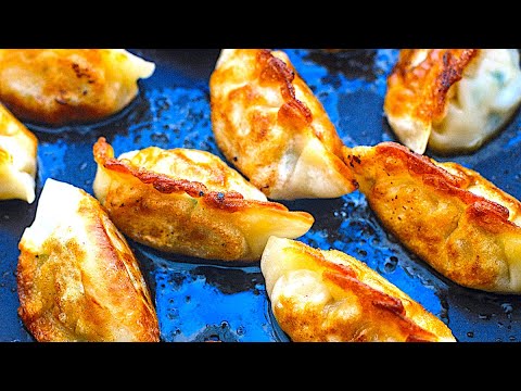CHEESECAKE FACTORY CHICKEN POTSTICKERS RECIPE.......BUT BETTA, HOMEMADE CAST IRON POTSTICKERS