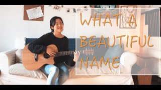 Download lagu What a beautiful Name - Hillsong Worship | cover by Gina mp3