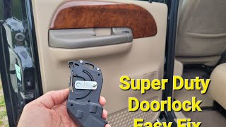 1999 2000 2001 2002 2003 Ford F250 F350 Super Duty Simple Power Doorlock Actuator Replacement