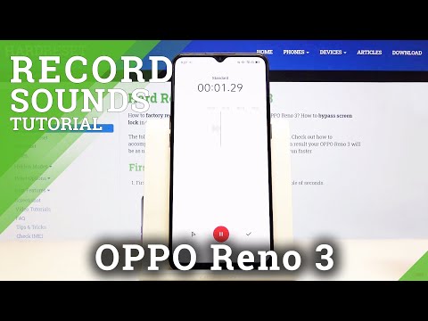 How to Record Sounds in OPPO Reno 3 – Use Voice Recorder