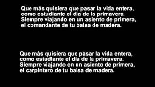 Los fabulosos cadillacs--La parte de adelante--LETRAS