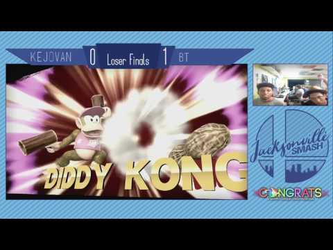 Jax Smash Weekly 5/4/17 - BT(Diddy Kong) Vs KeJovan(Cpt. Falcon/Bowser/Ness) - Wii U Losers Finals