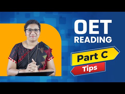 OET Reading Class | Part C Tips