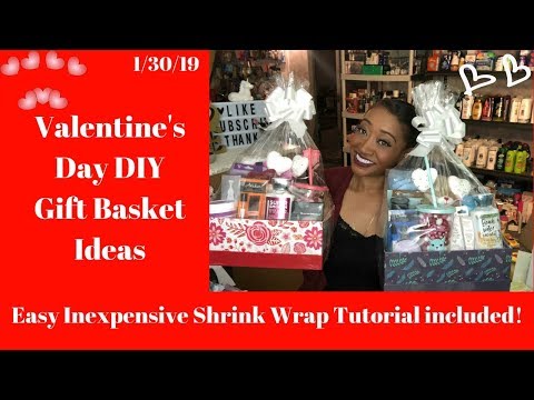 Easy Inexpensive Valentines Day DIY Gift Ideas 1/30/19~Dollar Tree Shrink Wrap Tutorial Included! Video