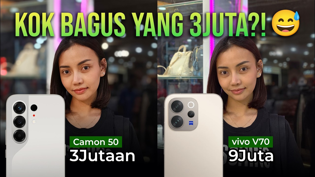 Sama2 LYTIA700!! Tes Kamera TECNO Camon 50 vs vivo V70
