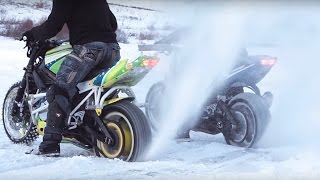Шипованная Моторезина в Действии