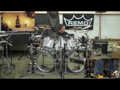 DRUMS ONLY Text Me Merry Christmas by Straight No Chaser Ft. Kristen Bell Drum Cover by Myron Carlos