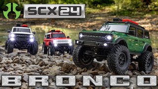 Axial SCX24 Ford Bronco 2021 1:24 4WD RTR bílý