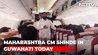 Maharashtra Chief Minister Eknath Shinde In Guwahati, Months After Rebellion