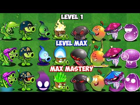 Random 30 HACKER Plants Level 1 vs Max Level vs M200 - Who Will Win? - Pvz 2 Plant vs Plant