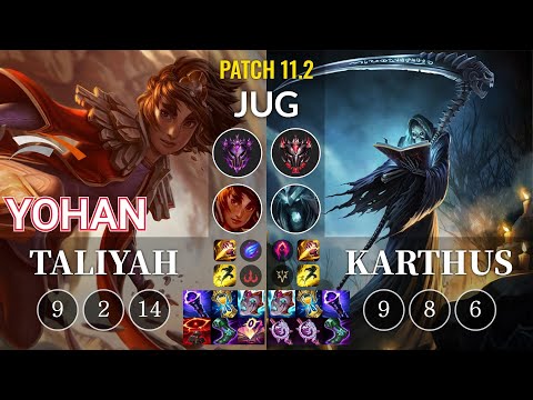 HLE yoHan Taliyah vs Karthus Jungle - KR Patch 11.2