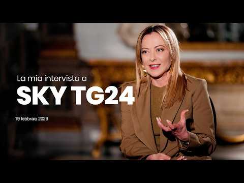 My interview on Sky TG24 | February 19, 2026