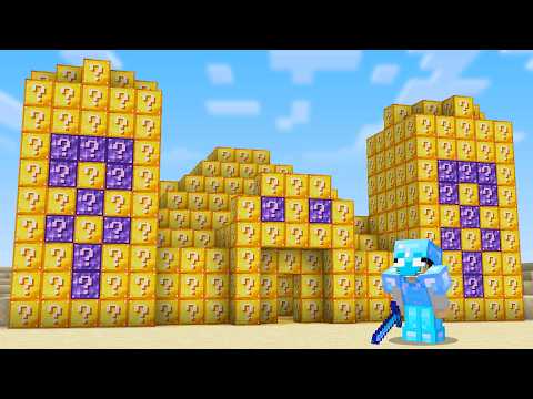 Minecraft, But Structures Are LUCKY!
