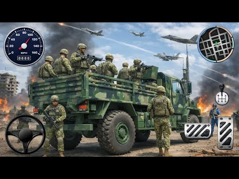 Army Cargo Truck Driving Games - Amerika Offroad Army Truck Driving 3D 2026 - Android Gameplay