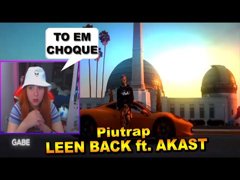 THE LIVIA REAGE A NOVA MÚSICA DO PIUZINHO | Piutrap - LEEN BACK ft. AKAST