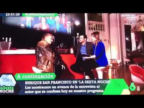 Enrique San Francisco censurado por la Sexta