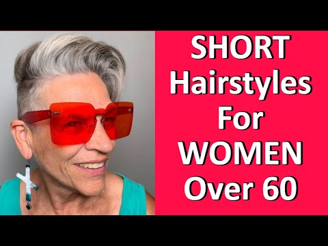 Modern 2021 SHORT Hairstyles For WOMEN Over 60