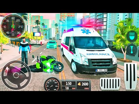 Ambulance Simulator 2021   Emergency Van Minibus   Android Gameplay