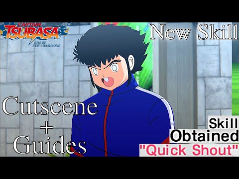 Masao Tachibana "Quick Shout" New Skill Cutscenes + Guides How to Get/Obtain - Captain Tsubasa RONC