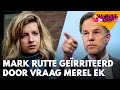 Mark Rutte zichtbaar geïrriteerd door Merel Ek: 'Ik vind dat geen serieuze vraag!' | MARCEL & GIJS